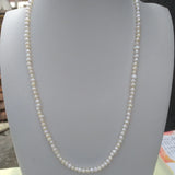Natural South Sea Baroque Pearl Necklace 3-4mm