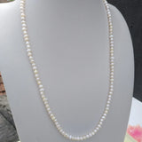 Natural South Sea Baroque Pearl Necklace 3-4mm