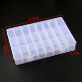 Plastic Jewelry Beads Earring Storage Box Container