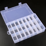 Plastic Jewelry Beads Earring Storage Box Container