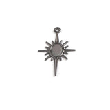 Brass Star Pendant for Jewelry Making