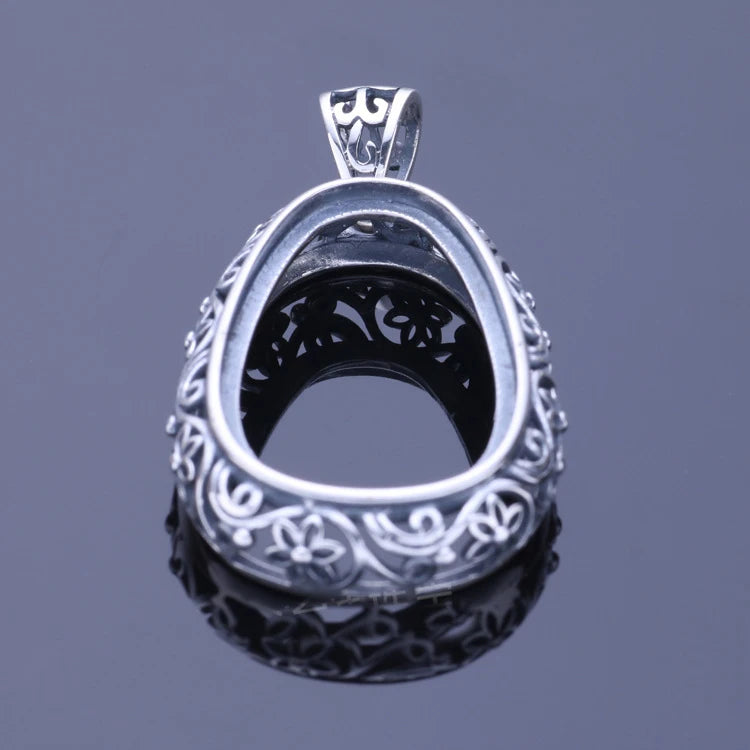 925 Sterling Silver Women Semi Mount Base Blank Pendant Setting