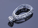 925 Sterling Silver Women Semi Mount Base Blank Pendant Setting