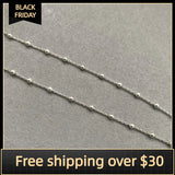 Silver Chain 19.68in Unset 0.76-2.5mm