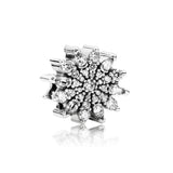 925 Silver Christmas Charm Snowman House DIY Stone for Women Chinese Enamel