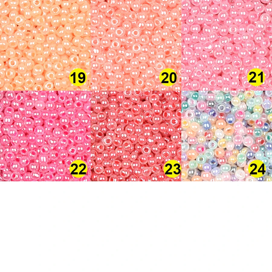 Bulk 19 2mm Cream Glass Beads Rondelle Spacer Beads