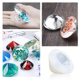 19 Large Resin Silicone Molds Kit Cube Pyramid Sphere Diamond Resin