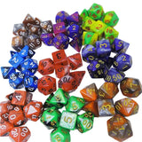 19 Pcs DIY Epoxy Mold Dice Fillet Shape Silicone Mould