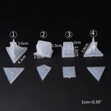 19 Pcs DIY Epoxy Mold Dice Fillet Shape Silicone Mould
