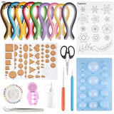 Paper Quilling Kit 45 Colors 900 Strips Paper Crafting Tools Quilling Supplies