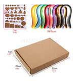 Paper Quilling Kit 45 Colors 900 Strips Quilling Art Tools Supplies Beginners