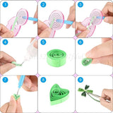 Paper Quilling Kit 45 Colors 900 Strips Quilling Art Tools Supplies Beginners