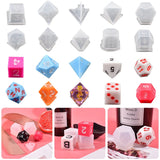 Irregular Dice Epoxy Resin Molds for DIY Game Jewelry Making