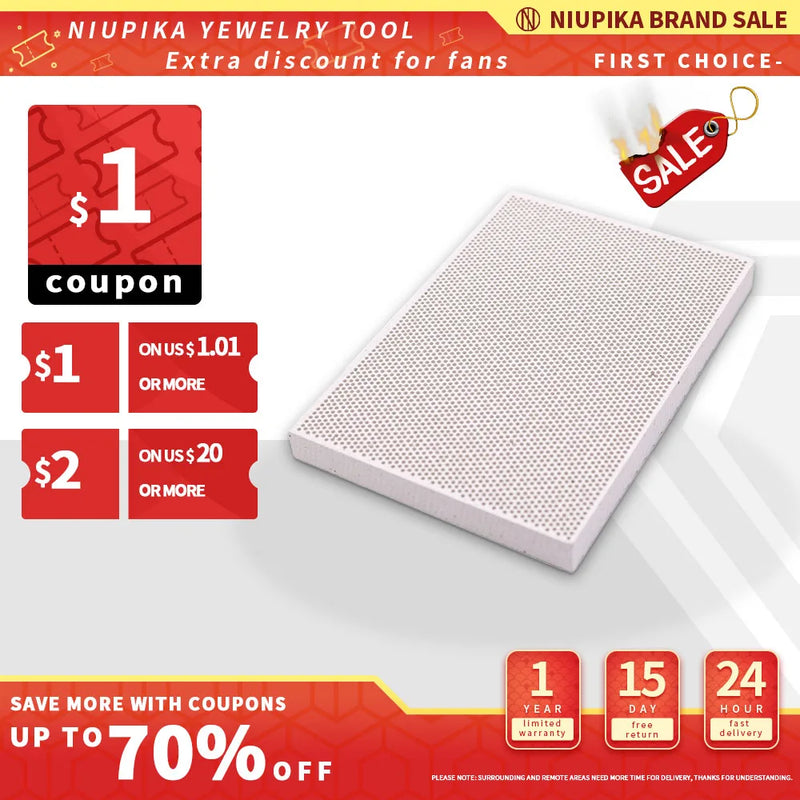 1900 Quartz Honeycomb Firebrick for Jewelry Silver Copper Welding