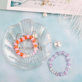 1900Pcs Rainbow Letter Beads for Crafts with Cord