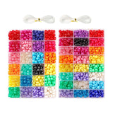 Beads with Elastic Strings for DIY Craft Jewelry Making