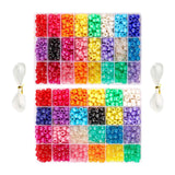 Beads with Elastic Strings for DIY Craft Jewelry Making