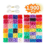 Beads with Elastic Strings for DIY Craft Jewelry Making