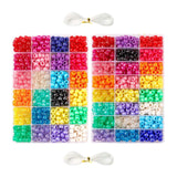 Beads with Elastic Strings for DIY Craft Jewelry Making