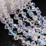 190pcs Czech Glass Beads 4mm Faceted Crystal Pendant DIY Jewelry Making