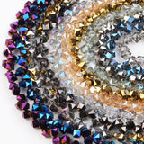 190pcs Czech Glass Beads 4mm Faceted Crystal Pendant DIY Jewelry Making