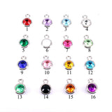 192 Pcs Birthstone Charms for Jewelry Making DIY Bracelet Necklace Earrings
