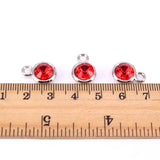 192 Pcs Birthstone Charms for Jewelry Making DIY Bracelet Necklace Earrings