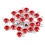 192 Pcs Birthstone Charms for Jewelry Making DIY Bracelet Necklace Earrings
