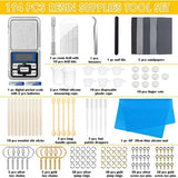 194 Pc Resin Tools Set with Scale, Mat, Bits, Cup, Sandpaper