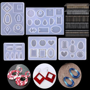 195 Earring Making Kit w/ 100 Jump Rings DIY Jewelry Pendants