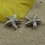 Tibetan Silver Starfish Spacers 14mm - Set of 198