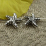 Tibetan Silver Starfish Spacers 14mm - Set of 198