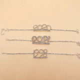 1995-2020 Rhinestone Anklet zircon crystal Ankle Bracelet leg bracelet