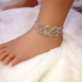 1995-2020 Rhinestone Anklet zircon crystal Ankle Bracelet leg bracelet
