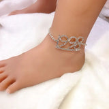 1995-2020 Rhinestone Anklet zircon crystal Ankle Bracelet leg bracelet