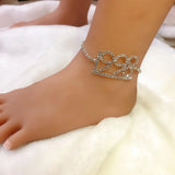 1995-2020 Rhinestone Anklet zircon crystal Ankle Bracelet leg bracelet