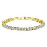 Sapphire Emerald Gemstone 925 Sterling Silver Tennis Bracelet