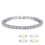 Sapphire Emerald Gemstone 925 Sterling Silver Tennis Bracelet