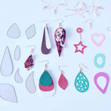 19Pcs Earring Cutting Dies Leather Earrings Making
