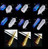 19Pcs Resin Pendulum Molds with 30Pcs Metal Bead Epoxy UV Resin Molds 85LB
