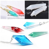 19Pcs Resin Pendulum Molds with 30Pcs Metal Bead Epoxy UV Resin Molds 85LB