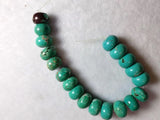 19Pcs Natural Turquoise Jewelry Pendants Chinese