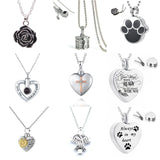 Heart Frame Pendant Necklace Love Heart Charms Floating Locket Necklaces