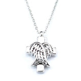 Heart Frame Pendant Necklace Love Heart Charms Floating Locket Necklaces