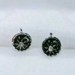 19mm Coin Sun Moon Charms Pendants for DIY Jewelry Making