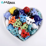 19mm Ceramic Bull Head Beads for Jewelry Making