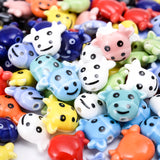 19mm Ceramic Bull Head Beads for Jewelry Making