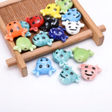 19mm Ceramic Bull Head Beads for Jewelry Making
