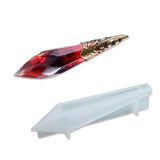 19pcs Crystal Epoxy Resin Mold Pendulum Casting Silicone Mould DIY Crafts