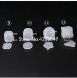 19pcs 3D Dice Series Jewelry Making Tools Number Gamer Silicone UV Resin Molds
